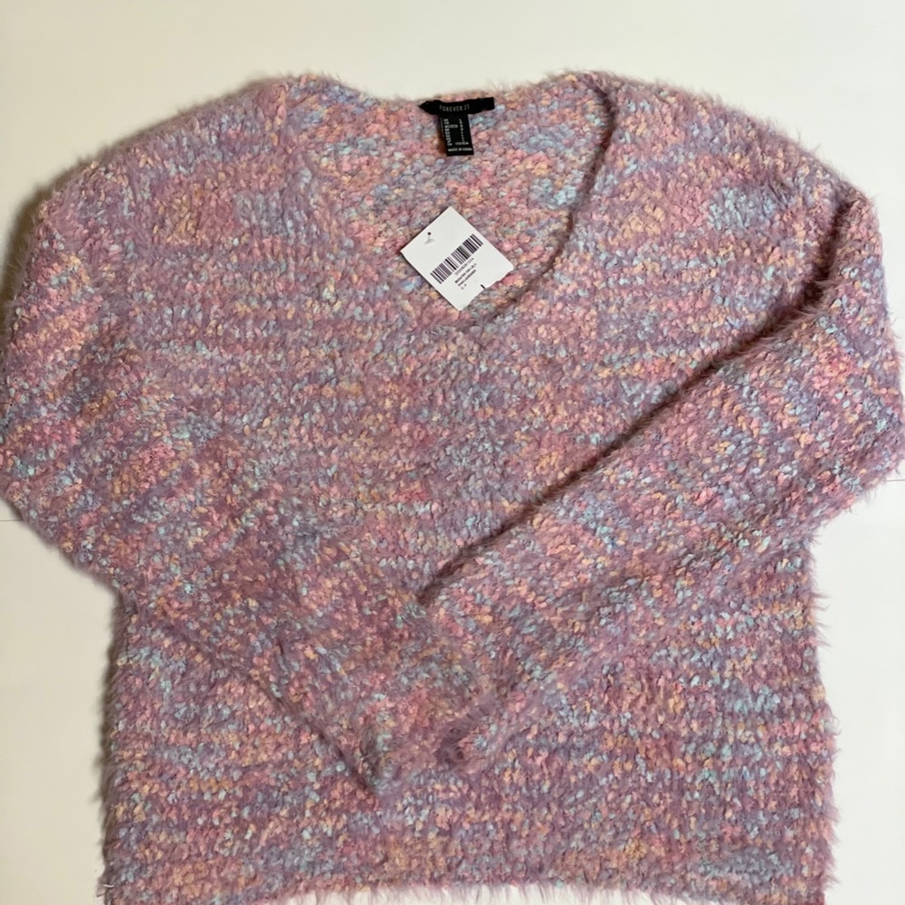 Forever 21 Sweater Top/LSLV Pink/Lavender